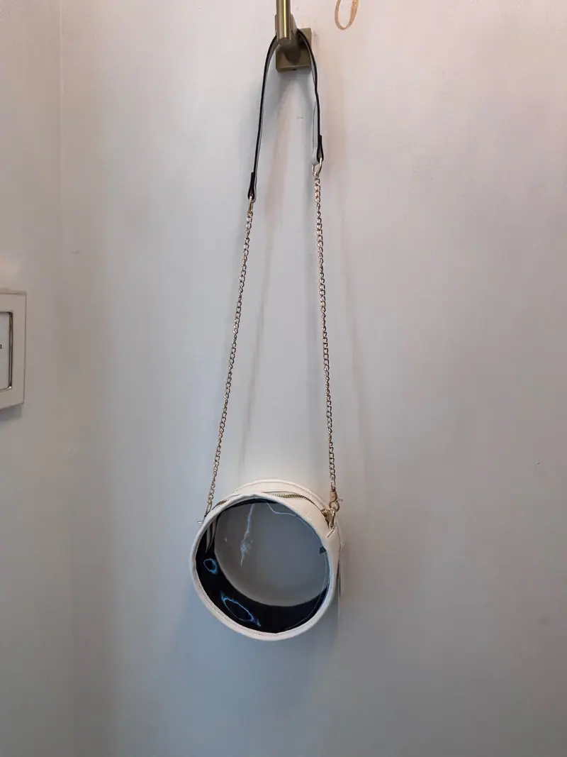 White round clear bag from Salt Clothing Co.