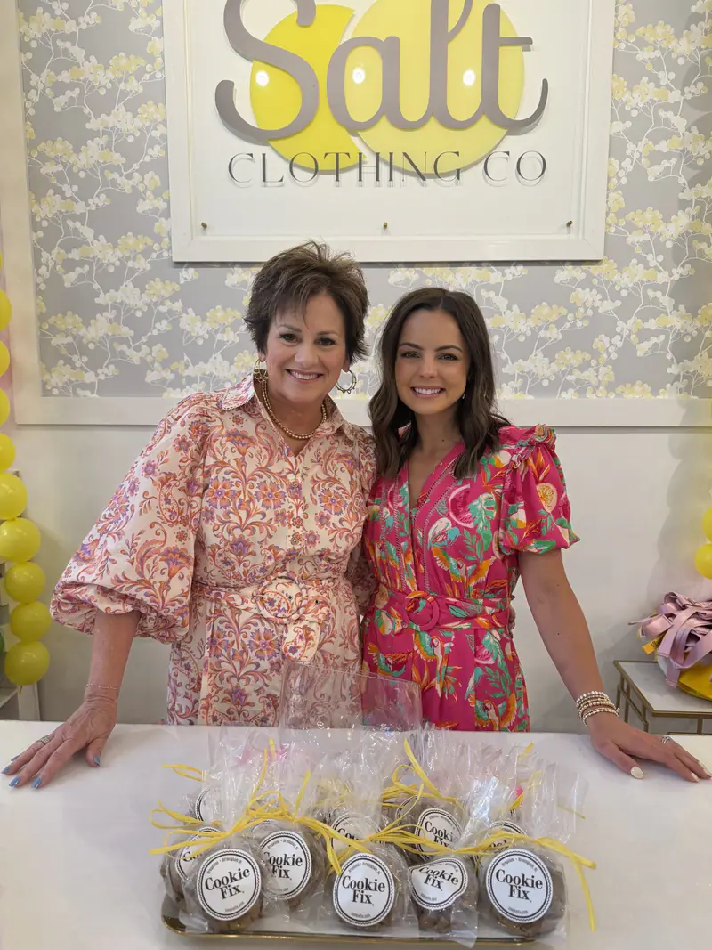 Amanda and Madison together inside Salt Clothing Co.