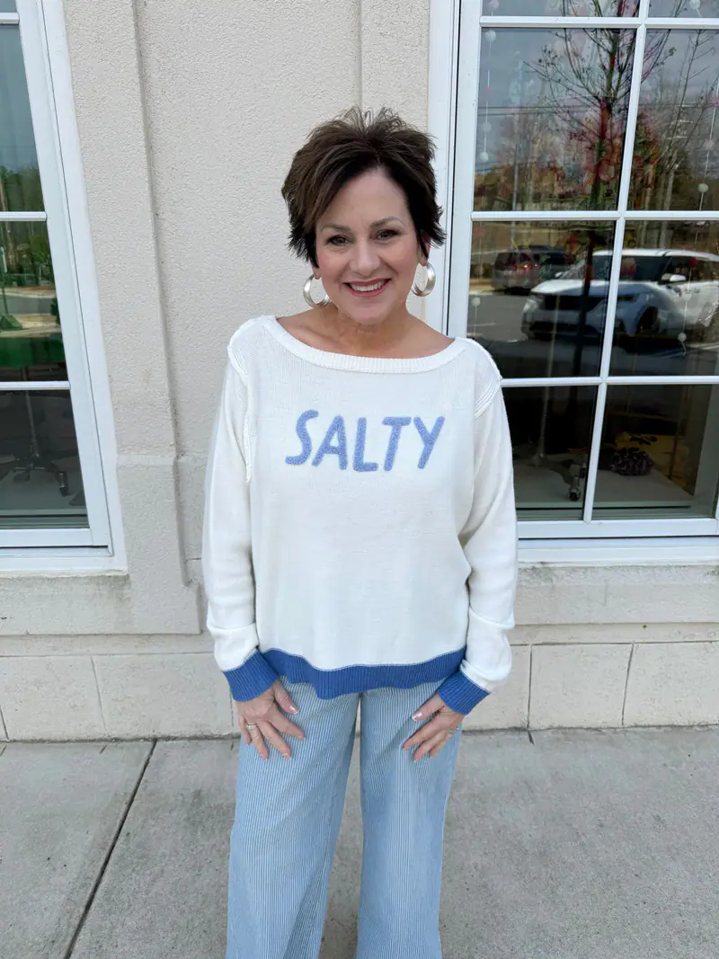 Amanda wearing a Salt Clothing Co. look