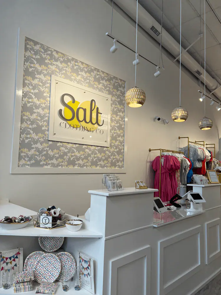 Inside Salt Clothing Co. in Hoover, Alabama